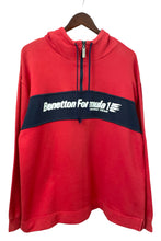 Load image into Gallery viewer, Benetton F1 Half-Zip Hooded Sweatshirt - Large
